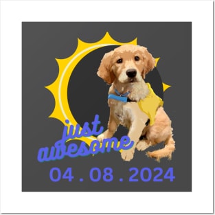 Puppy Eclipse Posters and Art